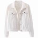 thumbnail image 1 of Chaqueta Vaquera Extragrande para Mujer con Perlas Bordadas y Abalorios XL, 1 of 6