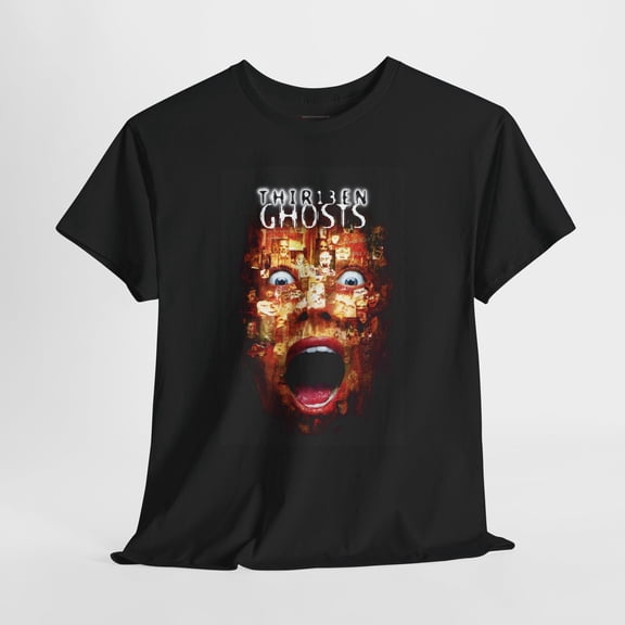 13 Thirteen Ghosts 2001 Retro Movie Poster Horror Unisex Graphic T-Shirt