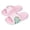 Pink, variant on CYRBOKO Slippers for Boys, Cozy Indoor Open Toes All Season Non-Slip Kids Slippers White Size 1-1.5 (Big Kids)