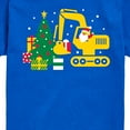 thumbnail image 3 of Instant Message - Santa Excavator Christmas Presents - Toddler & Youth Short Sleeve Graphic T-Shirt, 3 of 6