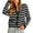 01 Black, variant on Striped Sweater Cardigans for Women Stretch Open Front Button Down Knitted Jackets Long Sleeve Dressy Casual Outerwear