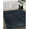 thumbnail image 2 of Ahgly Company Indoor Round Abstract Dark Slate Gray Green Abstract Area Rugs, 5' Round, 2 of 6