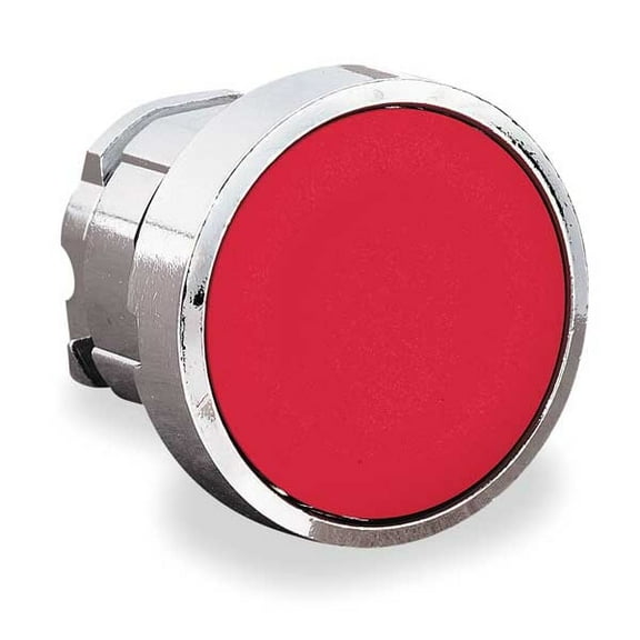 Schneider Electric Flush Push Button,Red,Non-Illum,22mm ZB4BH04