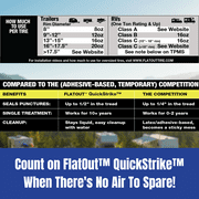 Flatout QuickStrike Emergency Tire Repair Sealer - 32 oz Bottle