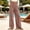 Pink, variant on Sevevn Women's Soft Thick Vertical Rib Wide Leg Casual Pants High Waist Pleated Design With Side Pockets Fall Daily Wear Pants
