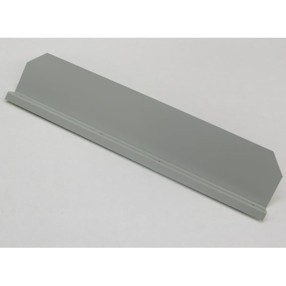 Straight Gutter Valley Splash Guard Pearl Grey - 3 ct