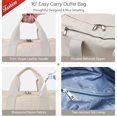 thumbnail image 4 of Bolsa deportiva compacta PHSYNI para mujer, 16 L, color beige, con bolsillo húmedo, 4 of 6