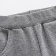 thumbnail image 4 of Boys Sweatpants Cute Sweatpants Wide Leg Sweatpants for Toddler Boys 3-7 Years Fall Winter Casual Wear Kids Grey Sweatpants Size 2-3 Years, 4 of 8