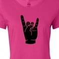 thumbnail image 4 of Inktastic Rocker Horns Women's T-Shirt, 4 of 5