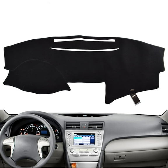 XUKEY Dashboard Cover Mat For Toyota Camry 2007 2008 2009 2010 2011 Dash Mat Carpet Black