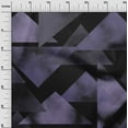thumbnail image 3 of oneOone Georgette Viscose Eggplant Purple Fabric Geometrical Dress Material Fabric Print Fabric By The Yard 42 Inch Wide, 3 of 4
