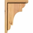 thumbnail image 3 of 5 1/2"W x 10"D x 14"H New Brighton Smooth Corbel w/Backplate, Western Red Cedar, 3 of 9