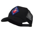 thumbnail image 2 of ETC Embroidered Military Patched Mesh Cap - Korea OSFM, 2 of 5