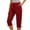 A91 Wine, variant on Xdegoge Cargo Capris for Women Button Fly Cropped Trousers with Flap Pockets Tie Hem Details Lightweight Quick Dry Bottoms Hiking Outdoor Casual