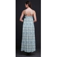 thumbnail image 4 of Bimba Rayon Tie-Dye Printed Womens Long Dress Chic Bohemian Summer Maxi Beach Wear-Small, 4 of 5