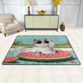thumbnail image 2 of WOBOGO Party Kitty Carpet Non-Slip Rugs Soft Doormat 72×48in Living Dining Room Bedroom Decorative, 2 of 7