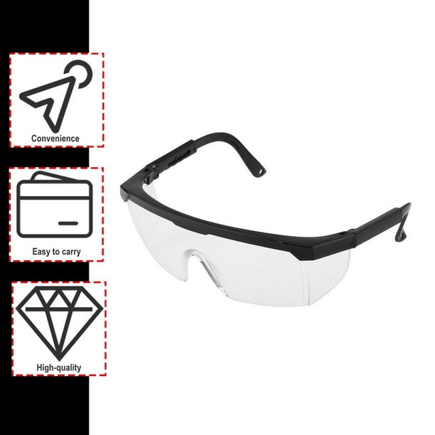 Wang 1pcs Protective Safety Glasses, Safety Goggles ,eye Protection Fog Anti Scratch Protective Glasses
