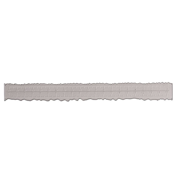 Metal Paper Tearing Ruler, Craft Ruler, Metal Irregular Edges Ruler, Deckle Ruler