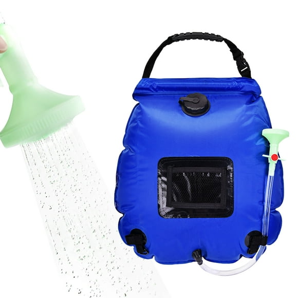 20L Solar Shower Bag Portable Solar Heating Shower Bag for Camping Hiking Traveling Beach