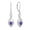 02_Feb._Amethyst, variant on Infinity Round Pearl Dangle Earrings for Women, 925 Sterling Silver Birthstones Leverback Earrings for Jewelry Gifts