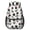 Black Cat and Sweater White Pattern, variant on Black Cat and Skateboard White Pattern 17" Waterproof Oxford School Backpacks for Teens, S-Shape Padded Straps, for School, Travel, Hiking, Camping