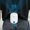 thumbnail image 5 of RoamHome Electric Outdoor Mini Fan Charging Waist Fans USB Rechargeable Handheld Battery Powered Portable Fans Personal Cooling Fan That Blows Cold Air (White), 5 of 7