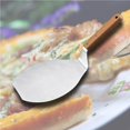 thumbnail image 3 of facefd Multi-functional Round Wooden Handle Cake Pizza Stainless Steel Pizza Home Kitchen Baking Tool, 3 of 5