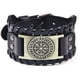 thumbnail image 2 of Pulsera de cuero vikingo para hombre, aleación, brújula, joyería Gao Jiahui unisex, 2 of 2