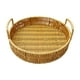 thumbnail image 2 of Seyotauo Poly Wicker Bread Basket,Imitation Woven Fruit Basket Tabletop Tray,Handwoven Oval Food Vegetable Baskets for Serving Display Storage Kitchen Restaurant Market Showcase, 2 of 6