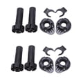 thumbnail image 1 of 4X Plastic Adjustable Height Kitchen Cupboard Plinth Foot Leg Black, 1 of 8