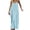 Light Blue, variant on Fmbrln Dresses for Women Summer Sleeveless Crew Neck Spaghetti Strap Hollow Out Backless Long Maxi Dress Casual Loose Beach Vacation Sundress