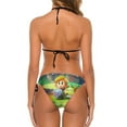 thumbnail image 7 of The Legend of Zelda Link's Awakening Women Bikini Set Sexy Two Pieces Halter String Swimsuit Triangle Briefs Tie Side Bottom, 7 of 7