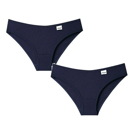 

Womens Underwear Brief Lingerie Bikini Thongs Panties2PC