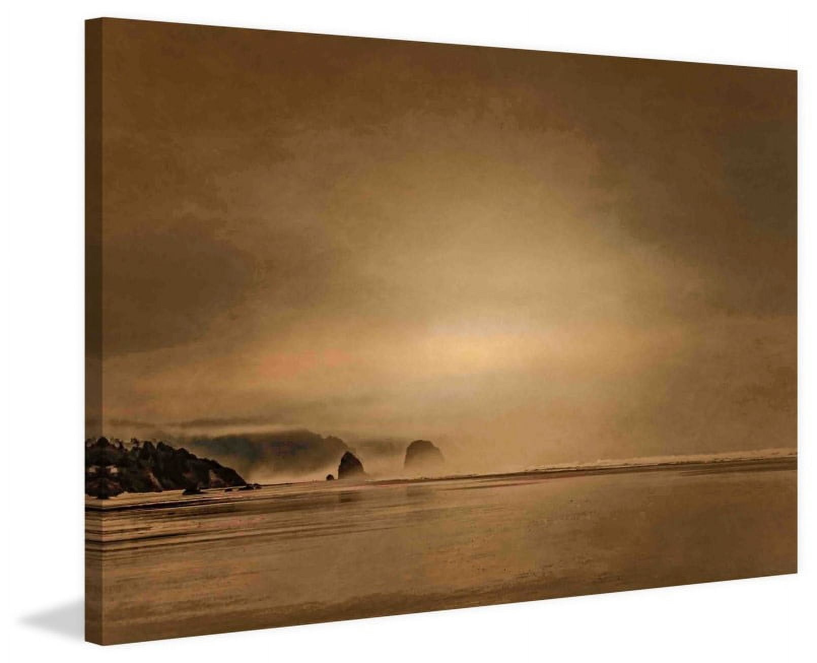 Marmont Hill "Gentle Coastal Sunrise" Painting Print on Canvas