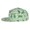 thumbnail image 3 of Gaeub Cute Dinosaurs in Space Flat Bill Snapback Hats Baseball Caps with Adjustable for Running Workouts and Outdoor Activities, 3 of 9