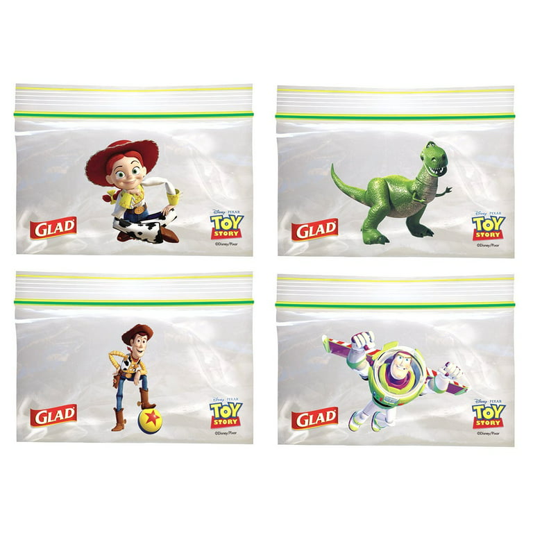 Glad Storage Zipper Snack Bag Toy Story 40s – Fisher Supermarket PH