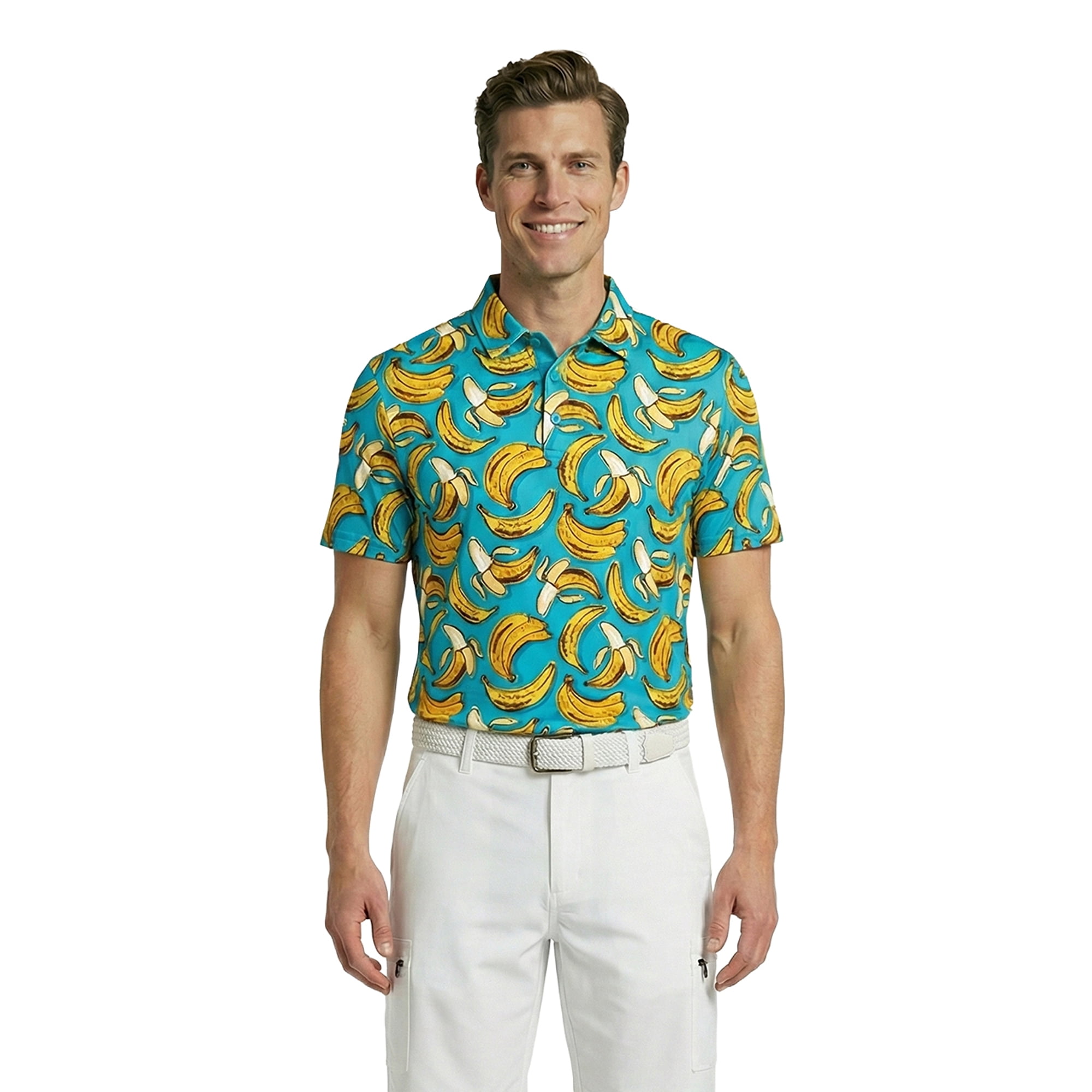 Birdie Bound Men' s & Big and Tall Golf Polo Shirts, Sizes XS-4XLT