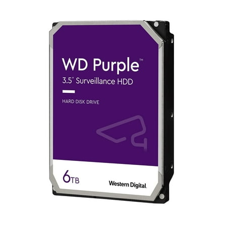 WD WD62PURZ 6TB 3.5" Purple Surveillance Hard Drive