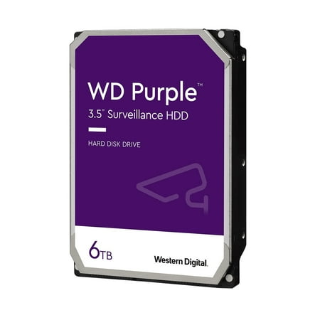 WD WD62PURZ 6TB 3.5" Purple Surveillance Hard Drive
