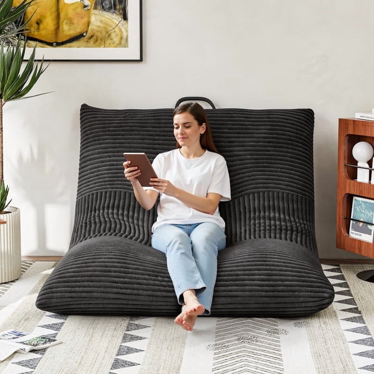Homall Adult Giant Togo Bean Bag Chair 3-in-1 Boneless Floor