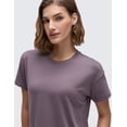 thumbnail image 5 of CRZ YOGA Pima Cotton Relaxed T-Shirts for Women Workout Athletic Gym Casual Short Sleeve Shirts, 5 of 5