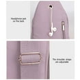 thumbnail image 5 of Liamobondopolis Cute Sling Bag Woman's Shoulder Satchel Crossbody Backpack With Strap Charging Hole Backpack Hiking Backpack Multipurpose Crossbody Chest Bag, 5 of 8