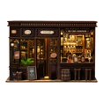 thumbnail image 1 of Kit DIY Book Nook NEXTIPS de miniatura 3D de bar con LED, 1 of 9