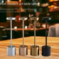 thumbnail image 1 of Lámpara de mesa recargable en forma de I Lámpara de mesa nórdica Lámpara de mesa con barra táctil LED para dormitorio Luz de noche USB, 1 of 5