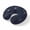 Blue, variant on Neck Pillow, Navy Blue Memory Foam U-Shaped Travel Pillow for Airplane Car Train Office Nap, Portable Soft Head Neck Support for Sleeping & Reclining Spring Flora