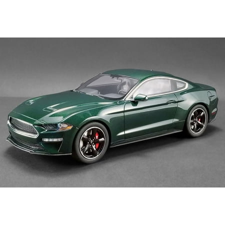 2019 Ford Mustang Bullitt Hard Top, Dark Highland Green - GT Spirit US017 - 1/18 Scale Resin Model Toy
