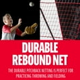 thumbnail image 4 of Franklin Sports MLB Switch Hitter Pitchback Rebounder Net with Target, 55 x 36 in, 4 of 9