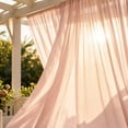 thumbnail image 5 of AUNVITO Clearance Outdoor Sunshade Sheer Curtain 118 x 30 Inches Resist Mosquito Mesh Gauze for Patio Pergola Garden Courtyard Balcony Decor, 5 of 7