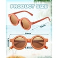 thumbnail image 3 of Frienda 16 pares de gafas de sol para niños, lindas gafas de sol redondas, gafas para niños, niñas, deportes al aire libre en la playa, edades de 3 a 10 años, 3 of 3
