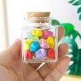 thumbnail image 3 of Botellas de vidrio OurWarm Square de 50 ml con tapa de corcho, paquete de 12, 3 of 7